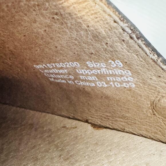 Dansko Shoes Women 8.5 Brown Leather Mary Jane Classic Clog Mule Slip On Comfort - Picture 10 of 11